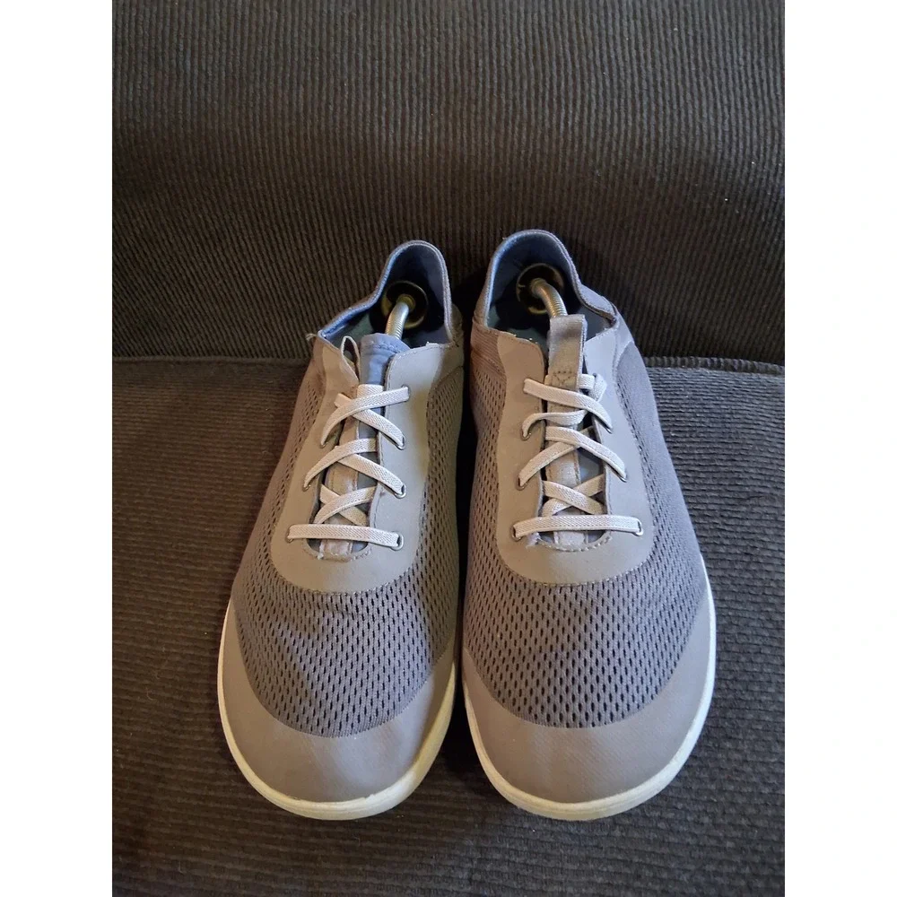 OluKai Moku Pae Mens 13 Pavement Navy Mesh Boat Shoes Sneakers 10472-PVVN